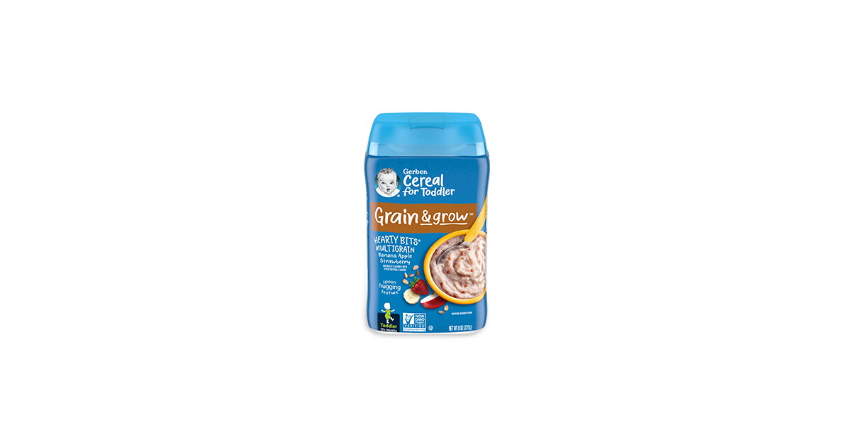 Gerber hearty bits multigrain 2024 cereal